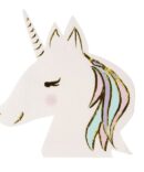 unicorn napkins birthday party girls