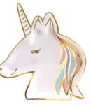 unicorn plates birthday party girls