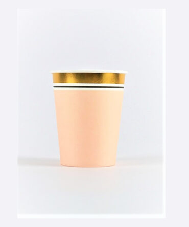 pink flowers cups birthday party girls