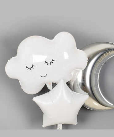 cloud sky balloon birthday party girls boys