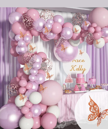 Pastel color balloons party decoration girl baby shower