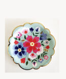 green butterfly flowers plates birthday party girls