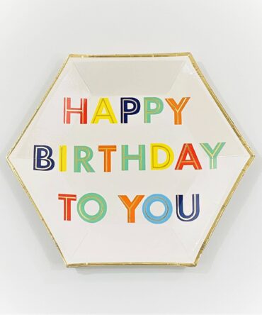 elegant plates birthday party boys girls