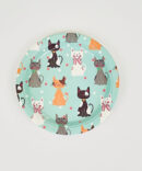 cat plates birthday party girls boys