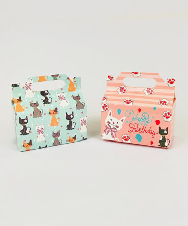 cat treat boxes birthday party girls boys