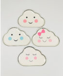 cloud plates birthday party girls boys