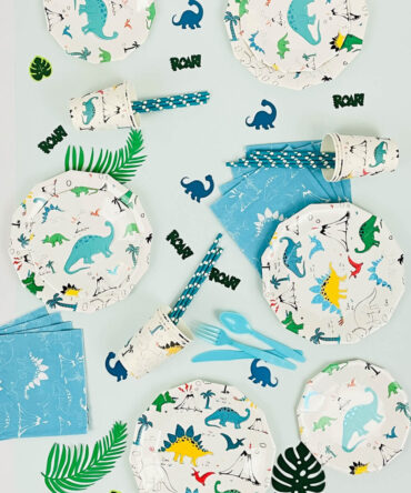 dinosaur plates cups napkins cutlery decorations birthday party girls boys
