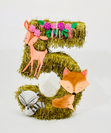 animals woodland piñata birthday party girls boys
