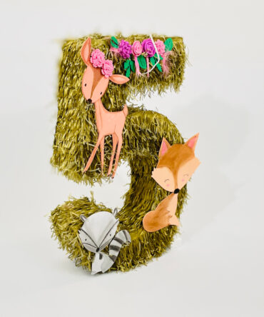 animals woodland piñata birthday party girls boys