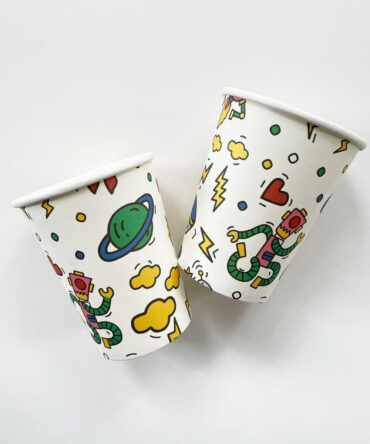 robot themed party tableware space robots cups birthday party girls boys