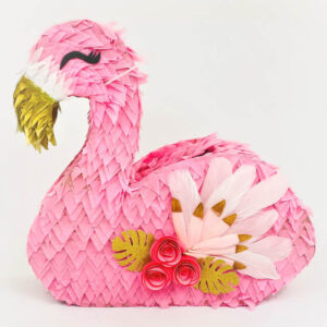 flamingo piñata birthday party girls aloha hawaii luau summer