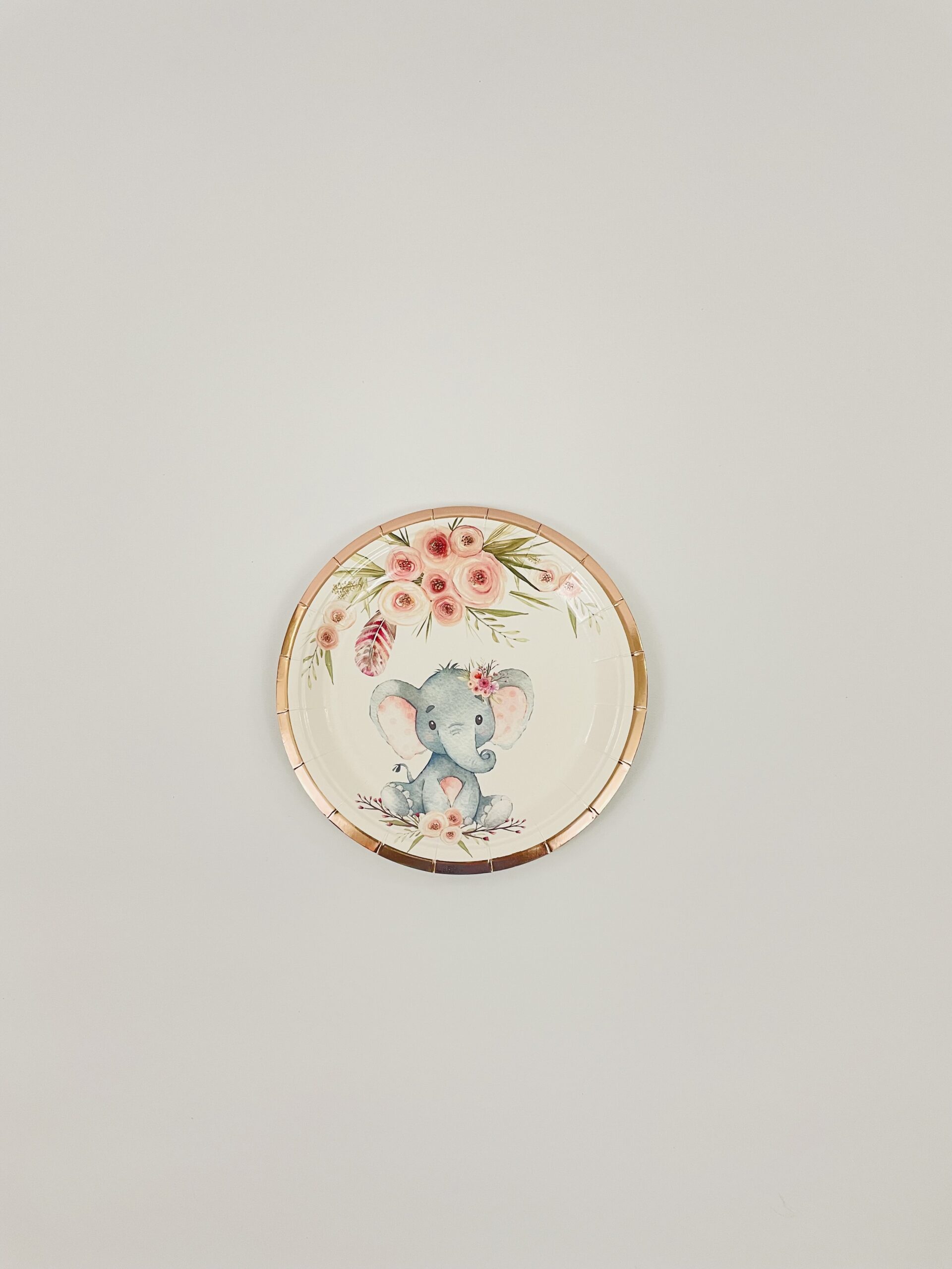 baby pink plate7 Gender reveal party pinata piñata plates napkins tableware one year baby shower