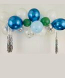 Balloon cloud boy birthday party dinosaur