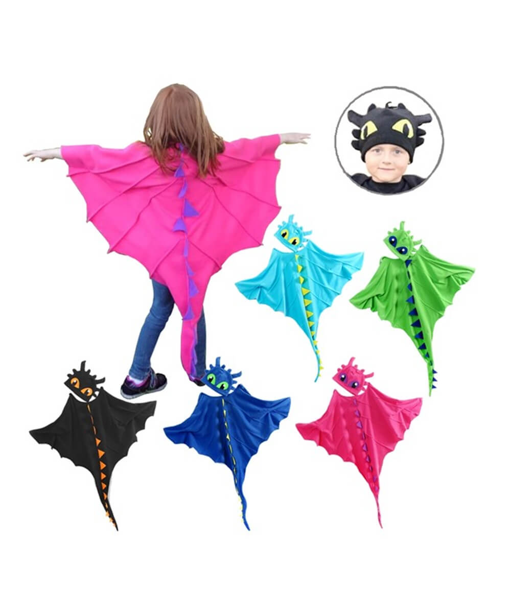 essentials-capes dragon dinosaur cape boys girls custom