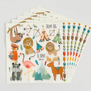 zoo animals safari napkins
