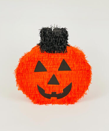 Halloween piñata party jack o lantern