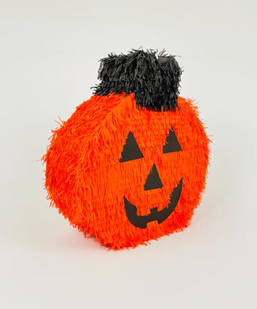 Halloween piñata party jack o lantern