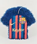 football soccer futbol piñata barca fiesta birthday
