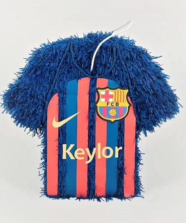 football soccer futbol piñata barca fiesta birthday
