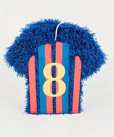 football soccer futbol piñata barca fiesta birthday