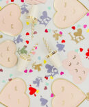 Heart shaped Valentines tableware